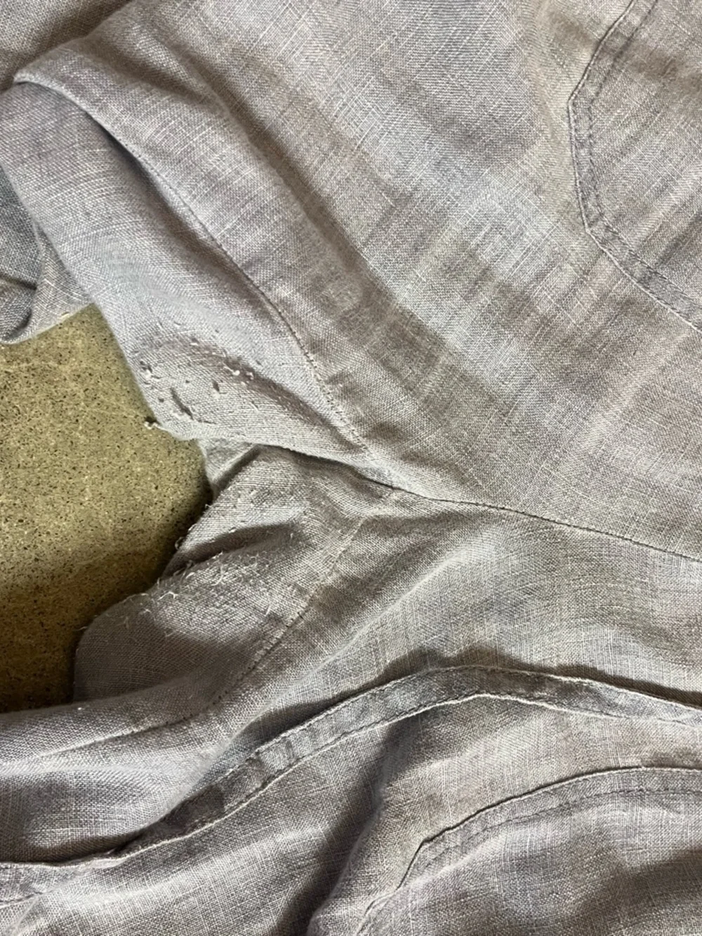 Stem Gray Linen Drawstring Pants - Picture 6 of 6